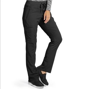 Grey’s Anatomy Women’s Impact 6 Pocket Black Scrub Pants (A11)